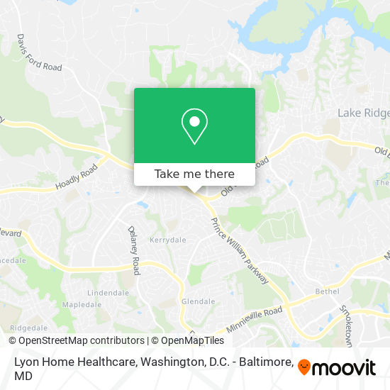 Lyon Home Healthcare map