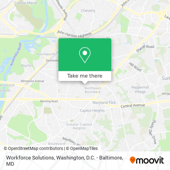 Workforce Solutions map