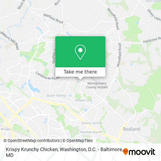 Krispy Krunchy Chicken map