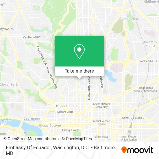 Embassy Of Ecuador map