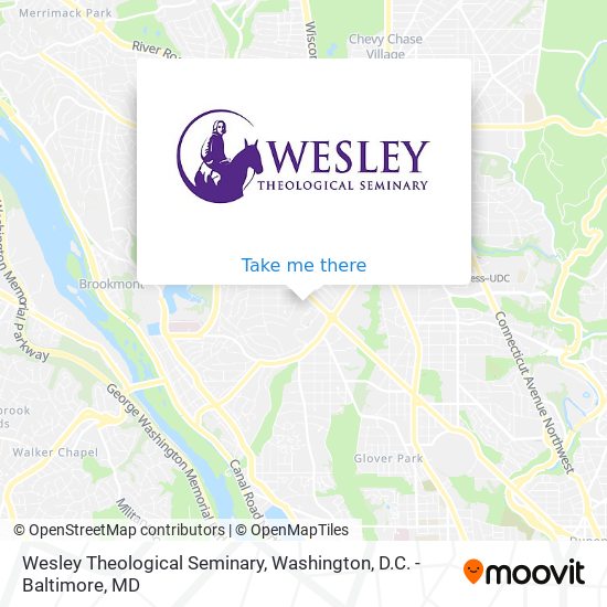 Wesley Theological Seminary map