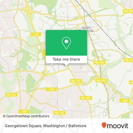 Mapa de Georgetown Square