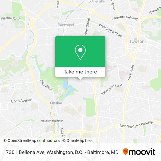 Mapa de 7301 Bellona Ave