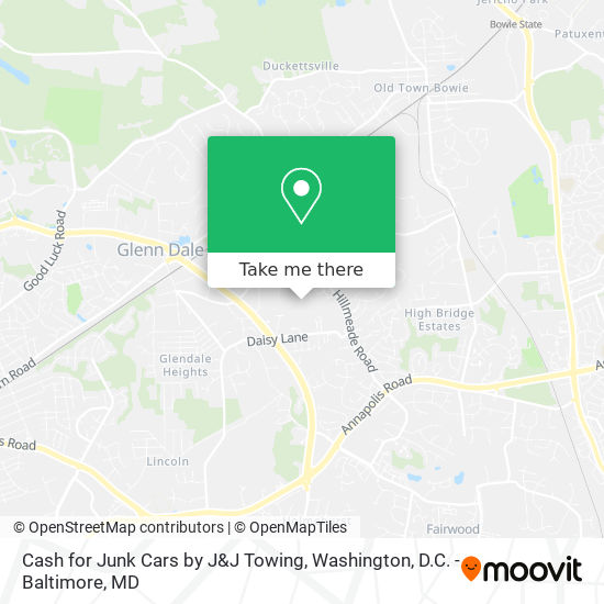 Cash for Junk Cars by J&J Towing map