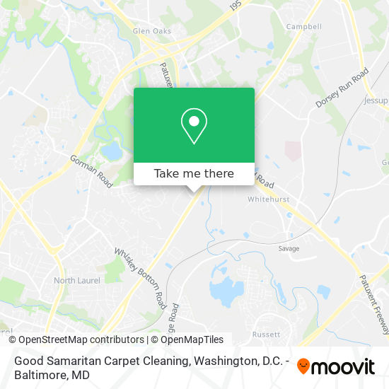 Good Samaritan Carpet Cleaning map