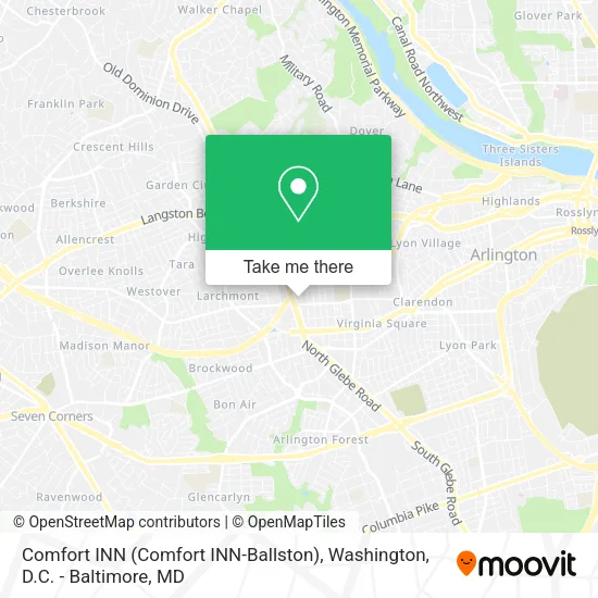 Comfort INN (Comfort INN-Ballston) map