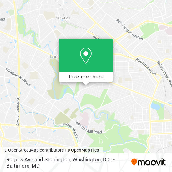 Mapa de Rogers Ave and Stonington