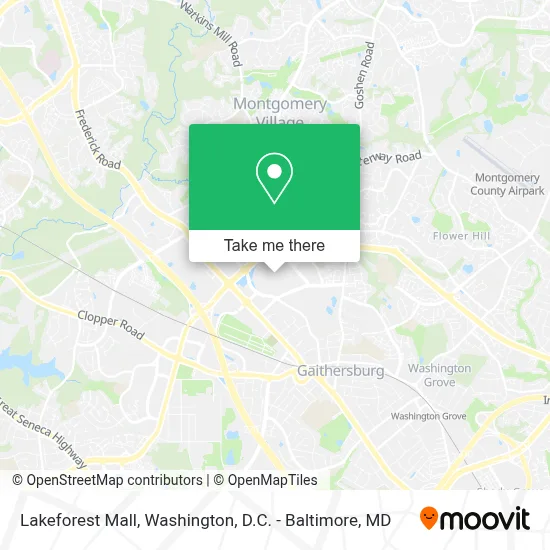 Lakeforest Mall map