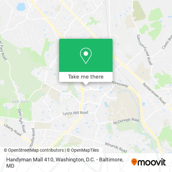 Handyman Mall 410 map