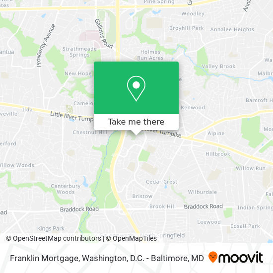 Mapa de Franklin Mortgage