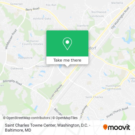 Mapa de Saint Charles Towne Center