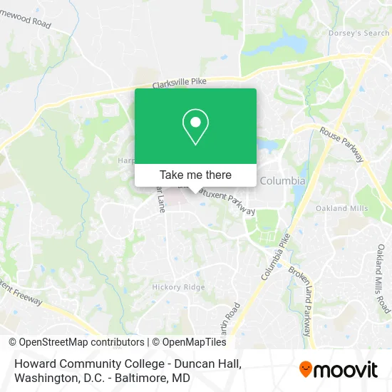 Howard Community College - Duncan Hall map