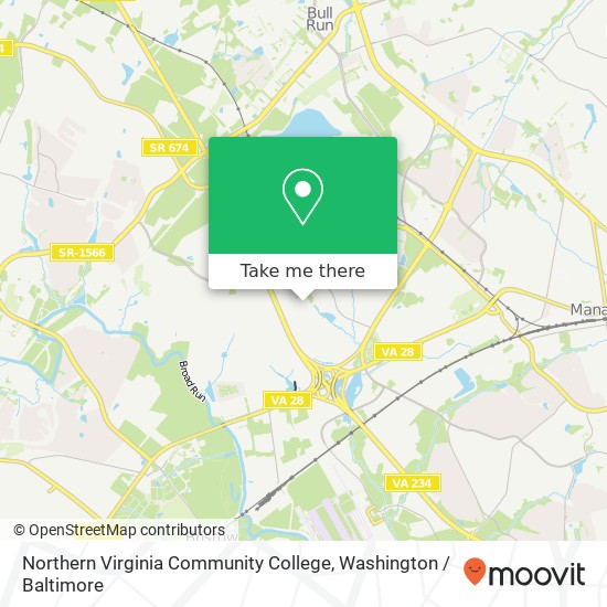 Northern Virginia Community College map