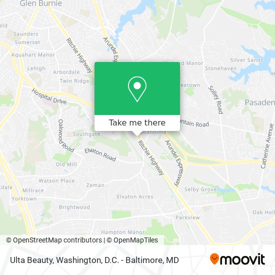 Ulta Beauty map