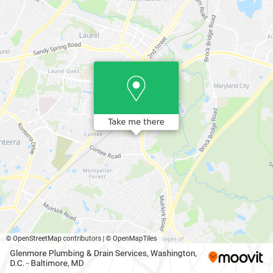 Glenmore Plumbing & Drain Services map