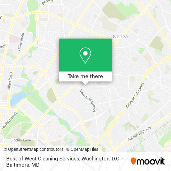 Best of West Cleaning Services map