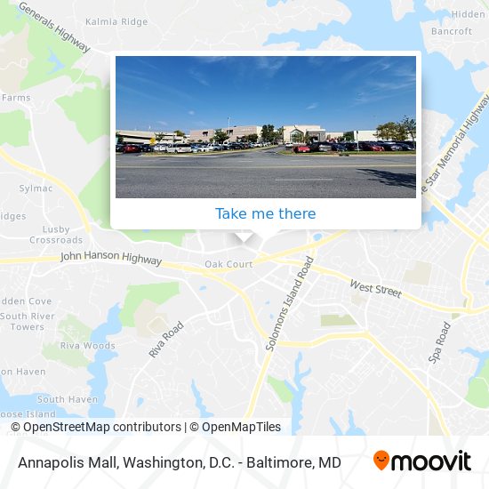 Mapa de Annapolis Mall