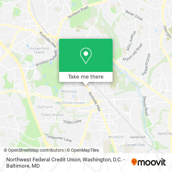 Northwest Federal Credit Union map