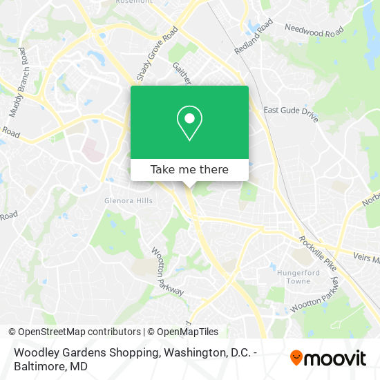 Mapa de Woodley Gardens Shopping