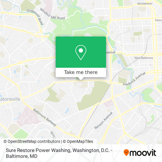 Mapa de Sure Restore Power Washing