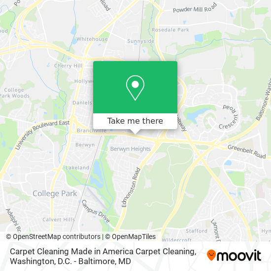 Mapa de Carpet Cleaning Made in America Carpet Cleaning