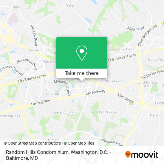 Random Hills Condominium map