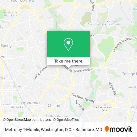 Metro by T-Mobile map