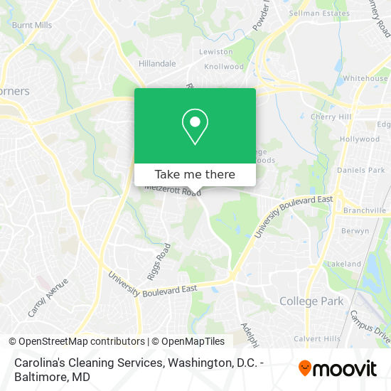 Carolina's Cleaning Services map