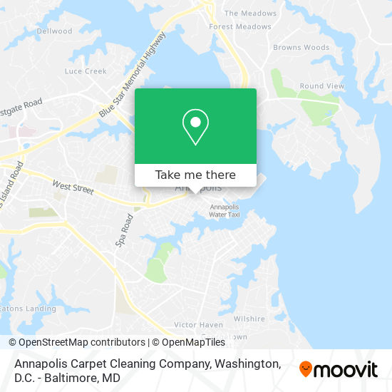 Annapolis Carpet Cleaning Company map