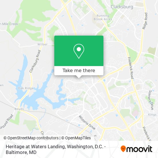 Heritage at Waters Landing map