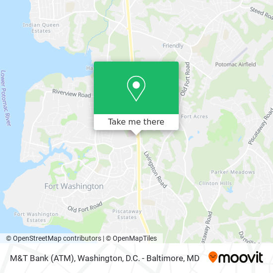 M&T Bank (ATM) map