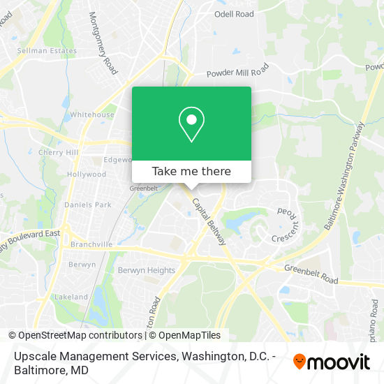 Upscale Management Services map