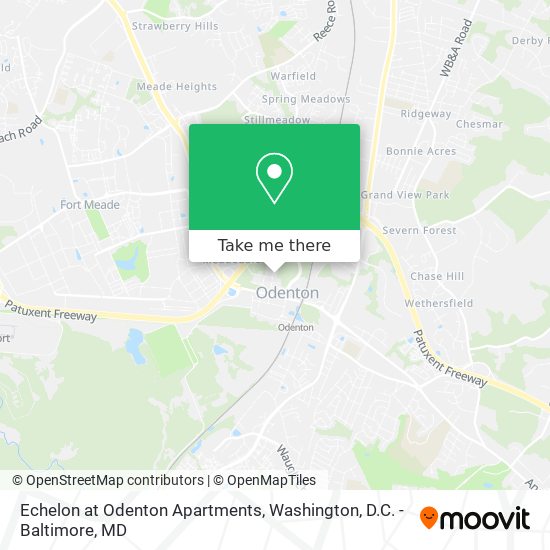 Mapa de Echelon at Odenton Apartments