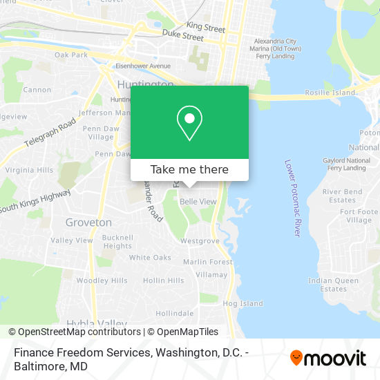 Finance Freedom Services map