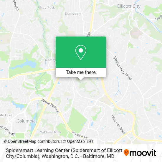 Spidersmart Learning Center (Spidersmart of Ellicott City / Columbia) map