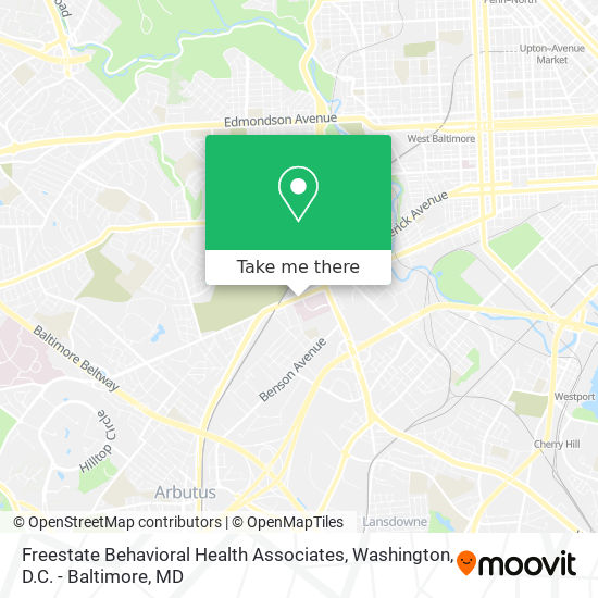 Freestate Behavioral Health Associates map