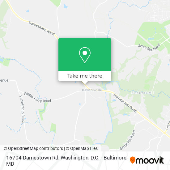 Mapa de 16704 Darnestown Rd