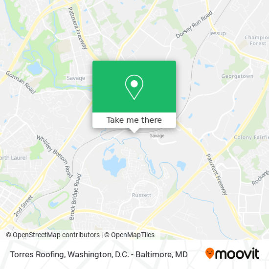 Torres Roofing map
