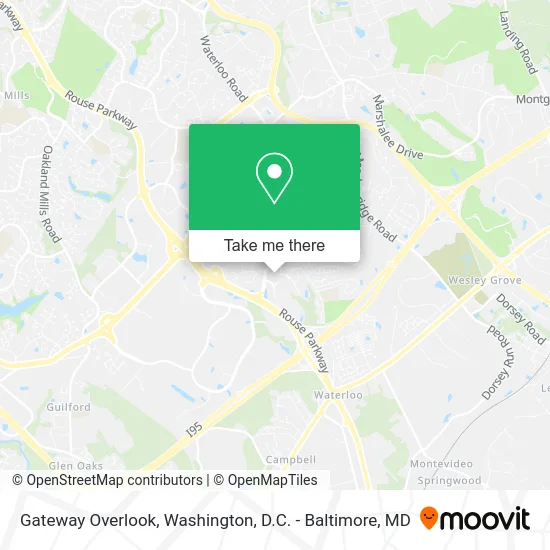 Gateway Overlook map