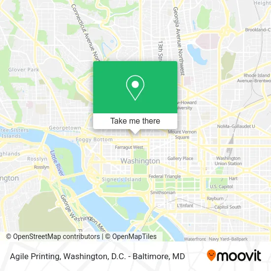 Mapa de Agile Printing
