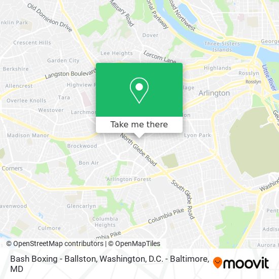 Mapa de Bash Boxing - Ballston