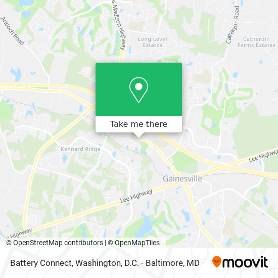 Battery Connect map