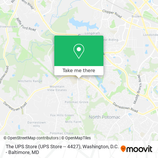 Mapa de The UPS Store (UPS Store -- 4427)
