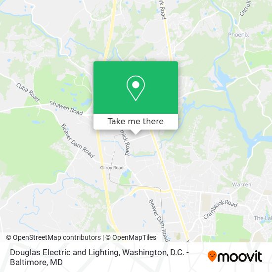 Douglas Electric and Lighting map