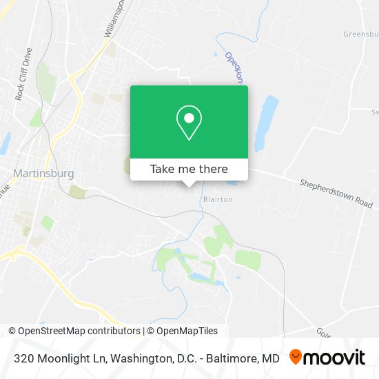 320 Moonlight Ln map