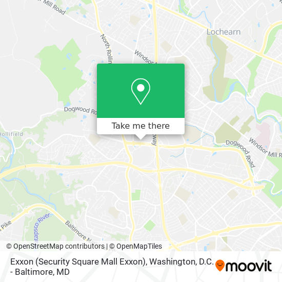 Mapa de Exxon (Security Square Mall Exxon)