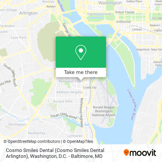 Cosmo Smiles Dental map