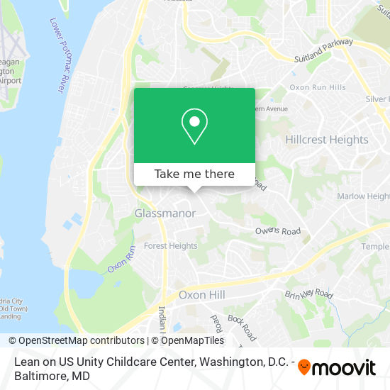 Lean on US Unity Childcare Center map