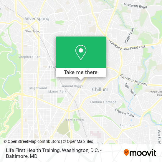 Mapa de Life First Health Training