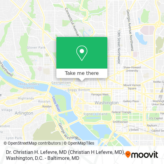 Dr. Christian H. Lefevre, MD (Christian H Lefevre, MD) map